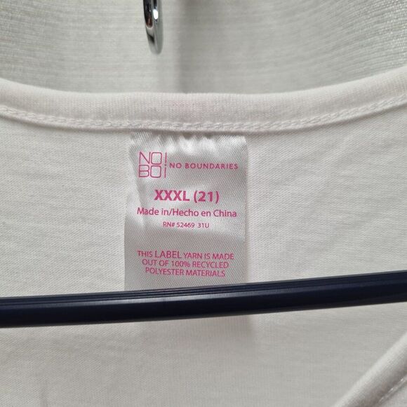 NWT No Boundaries Womens Khaki Plaid Tank and Tee Combo | Size: XXL - Picture 2 of 4